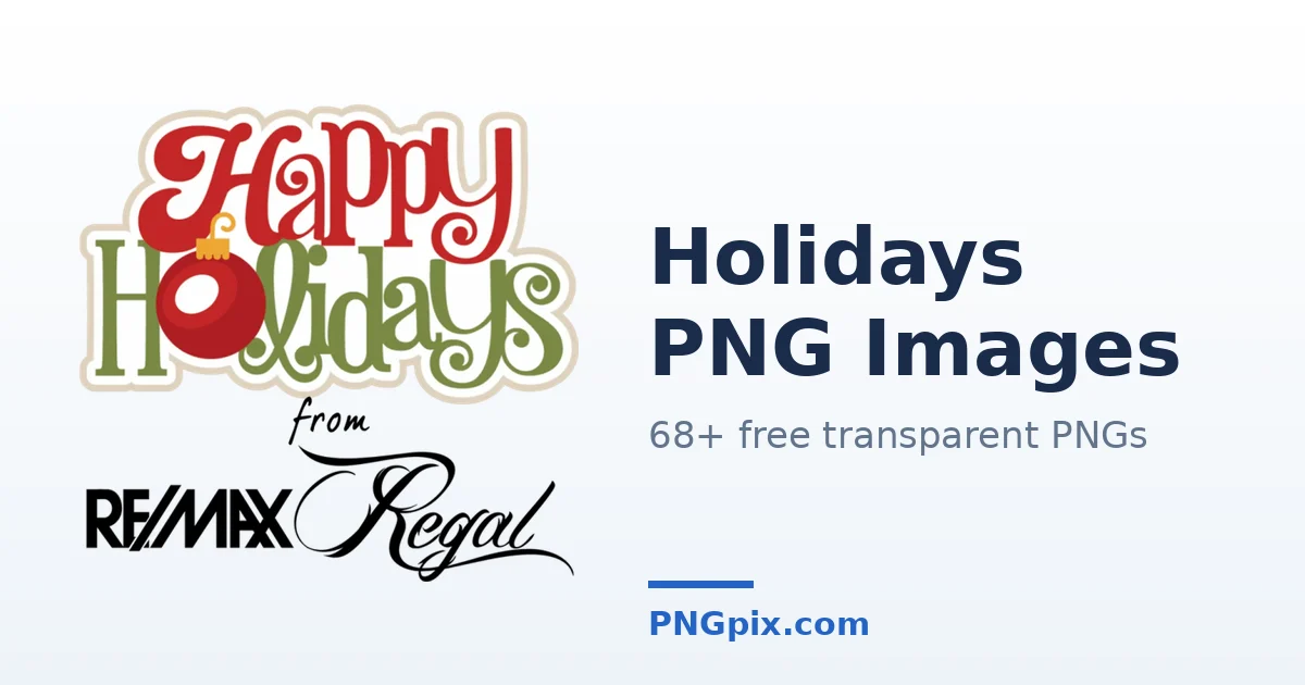 Holidays PNG images