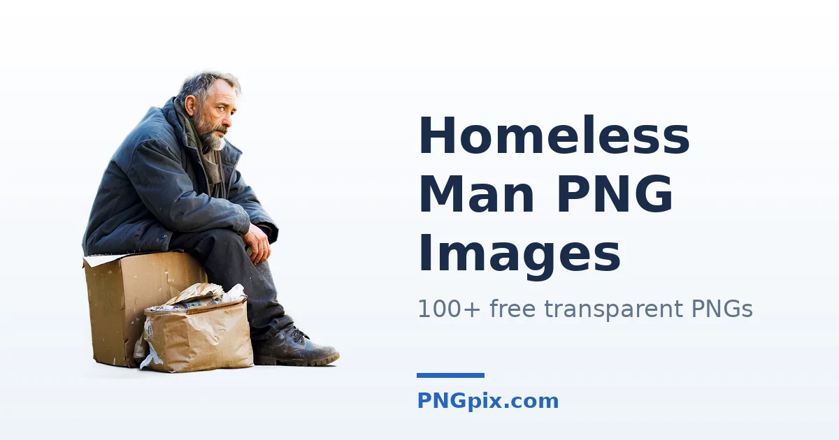 Homeless Man PNG images