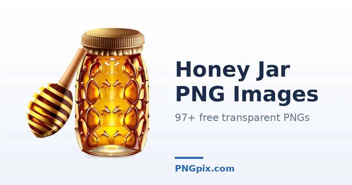 Honey Jar PNG images