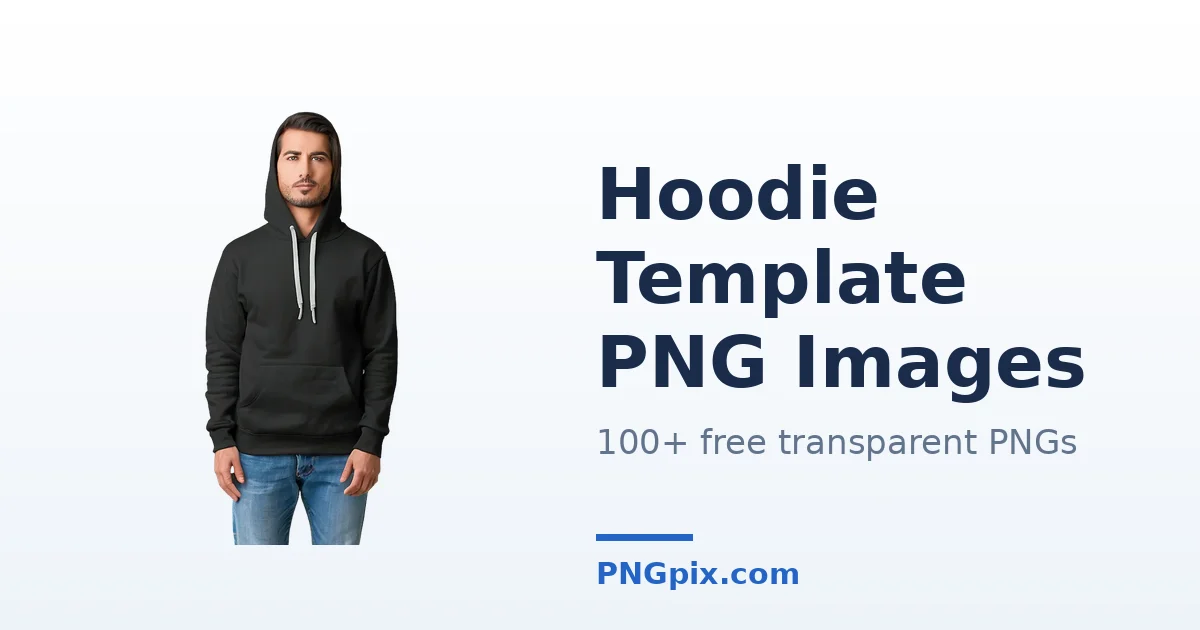 Hoodie Template PNG images