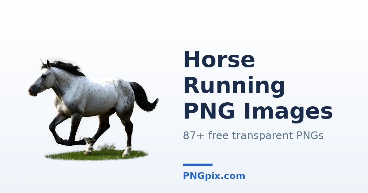 Horse Running PNG images