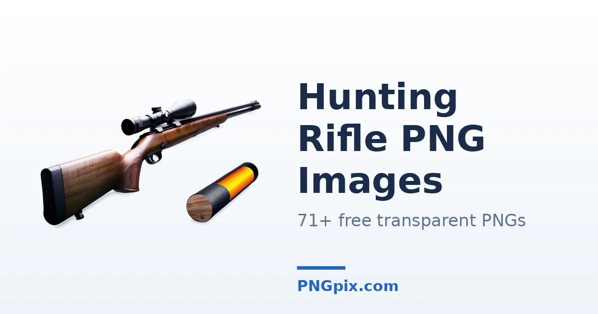 Hunting Rifle PNG images