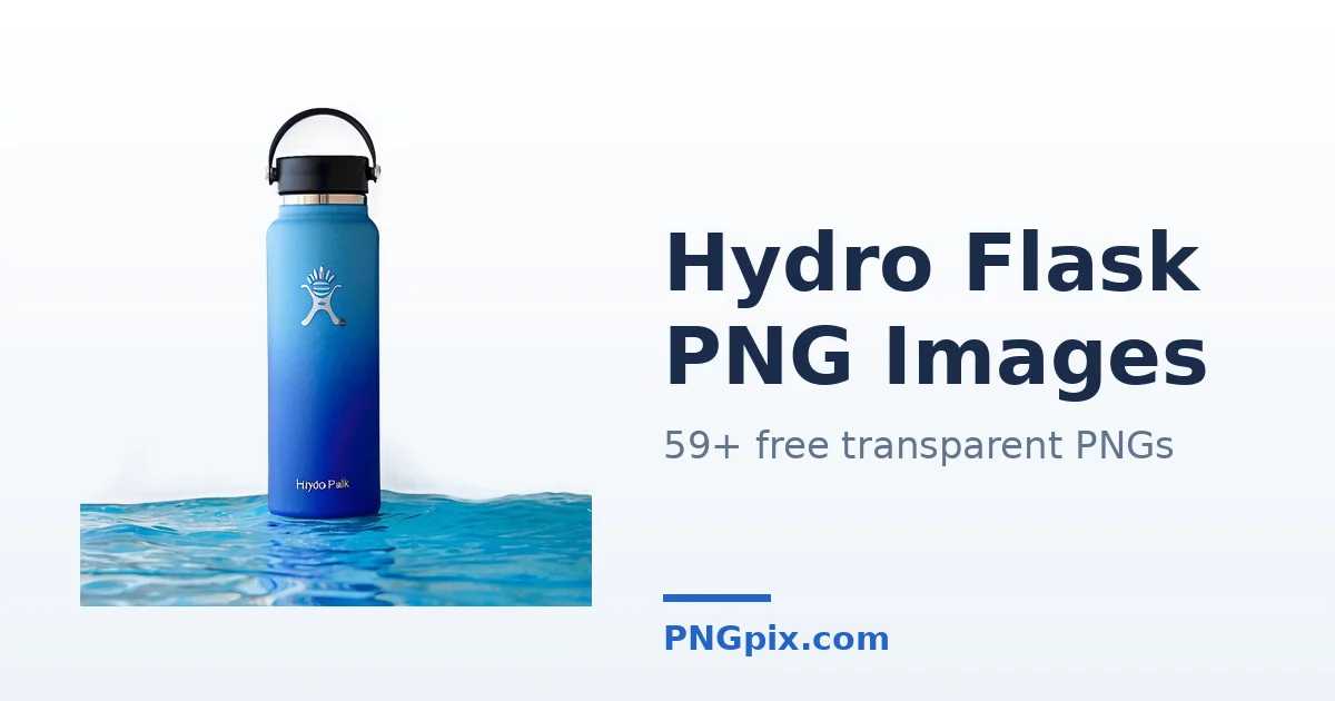 Hydro Flask PNG images