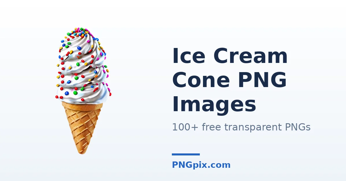 Ice Cream Cone PNG images