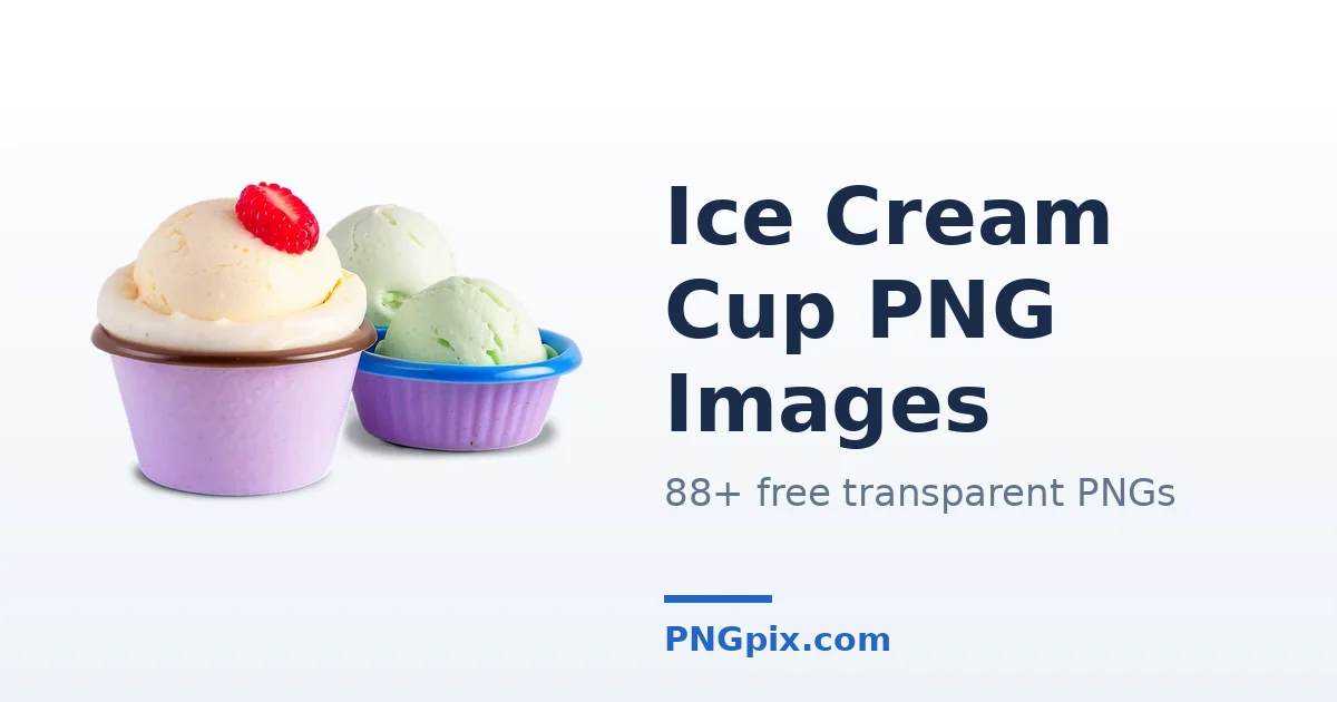 Ice Cream Cup PNG images