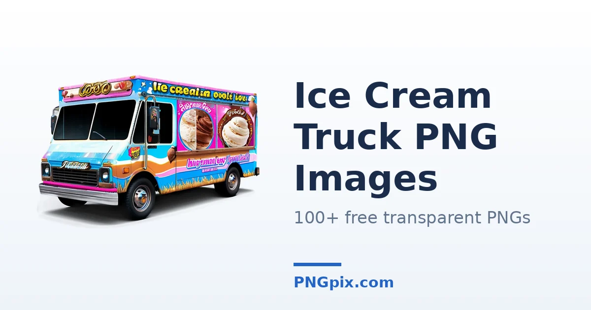 Ice Cream Truck PNG images