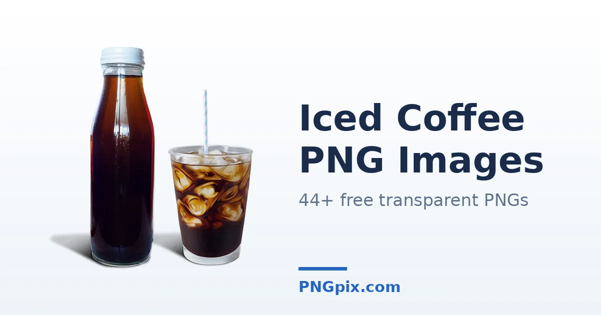 Iced Coffee PNG images