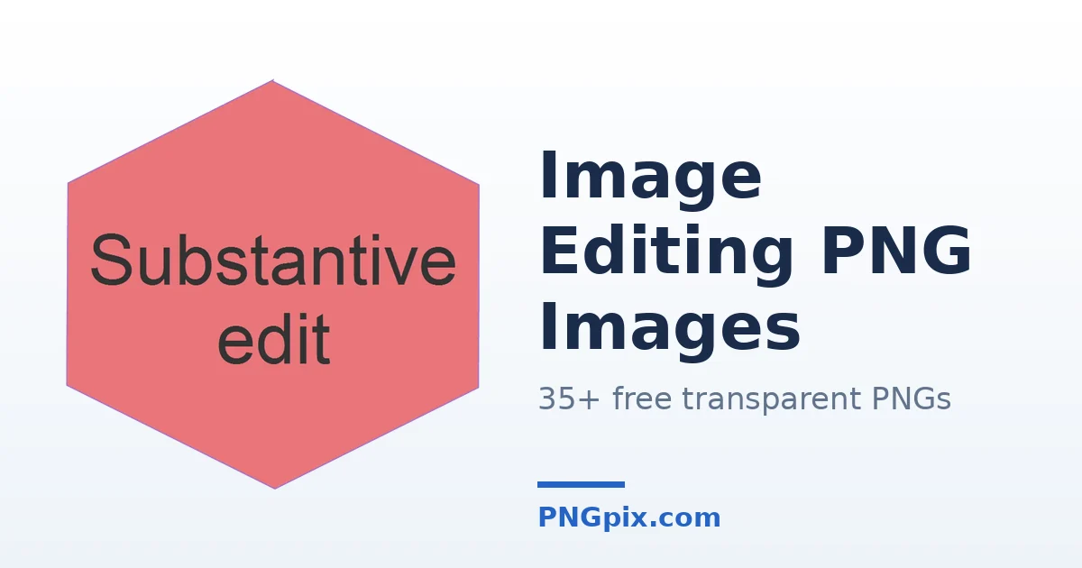 Image Editing PNG images