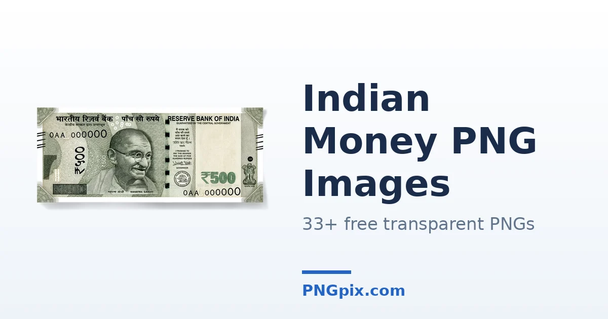 Indian Money PNG images