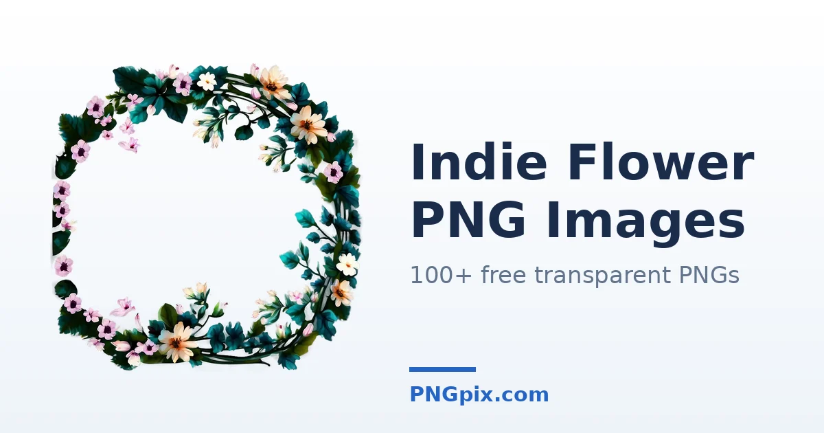Indie Flower PNG images