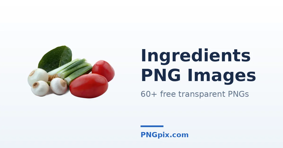 Ingredients PNG images