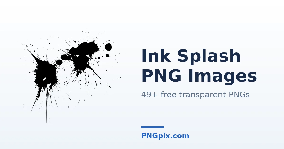 Ink Splash PNG images