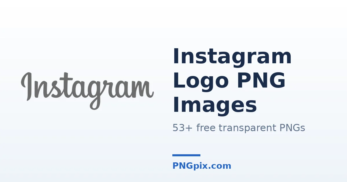 Instagram Logo PNG images