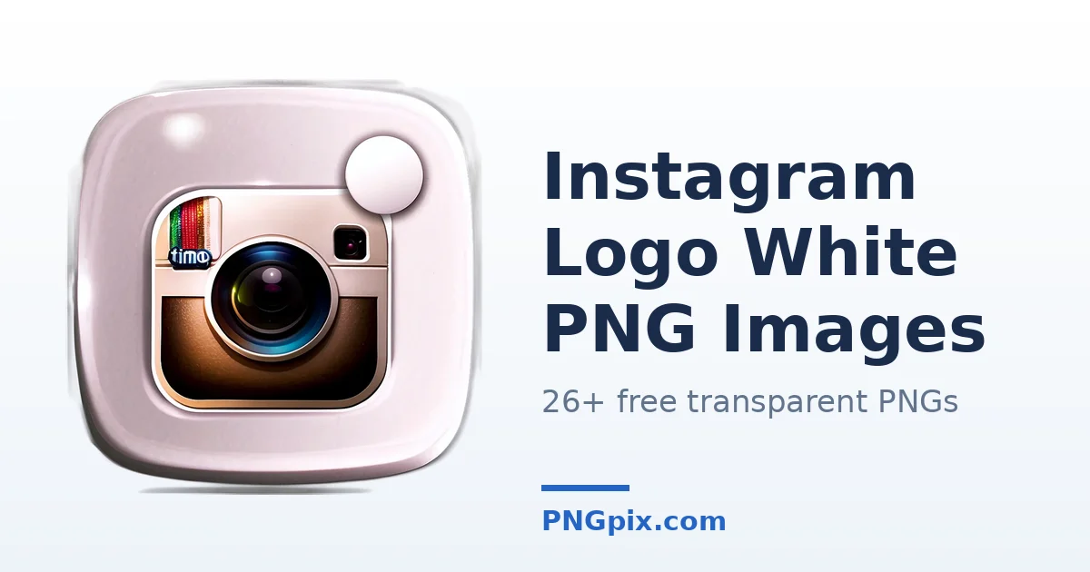 Instagram Logo White PNG images