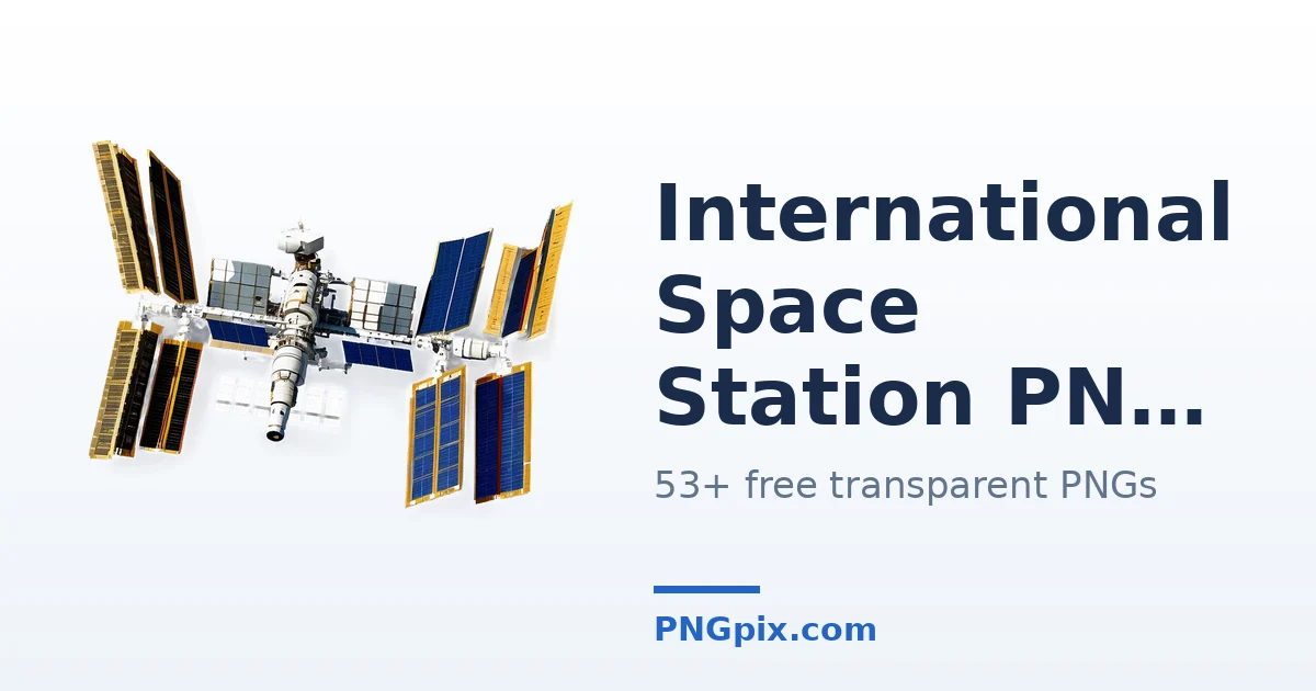 International Space Station PNG images