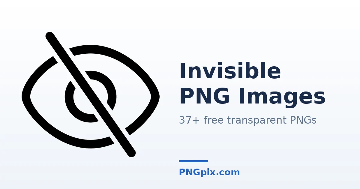 Invisible PNG images