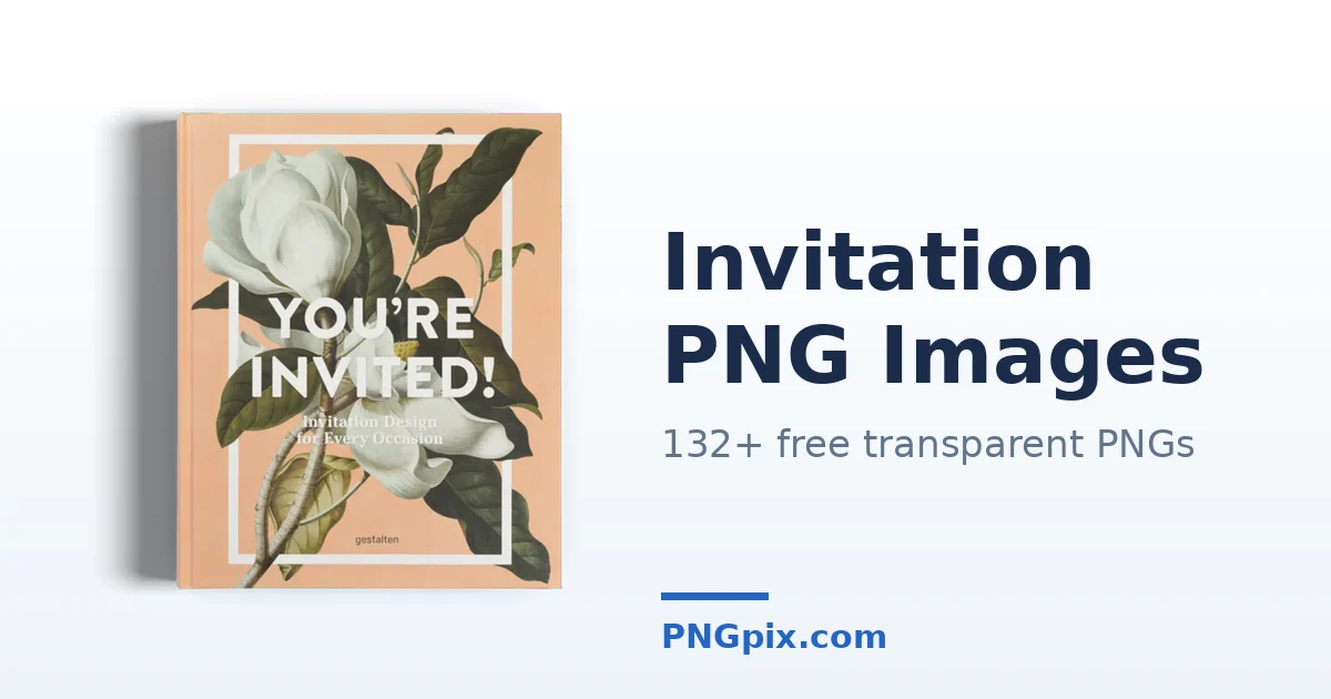 Invitation PNG images