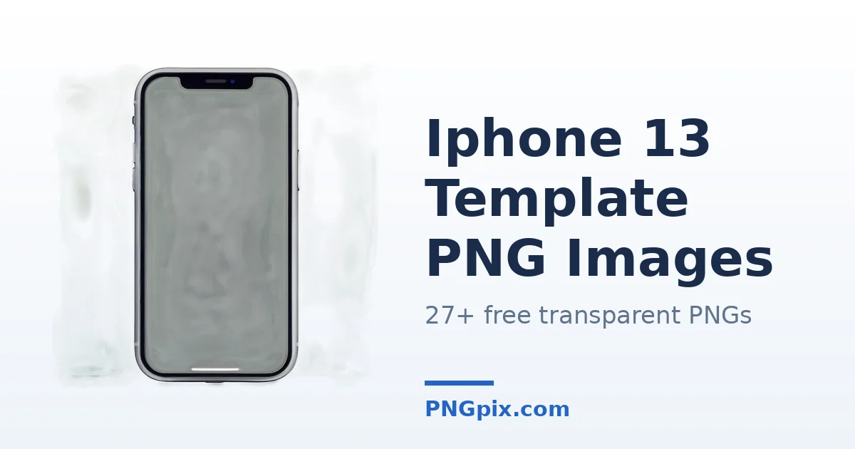 Iphone 13 Template PNG images