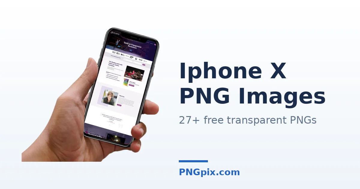 Iphone X PNG images