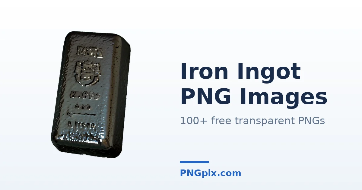 Iron Ingot PNG images