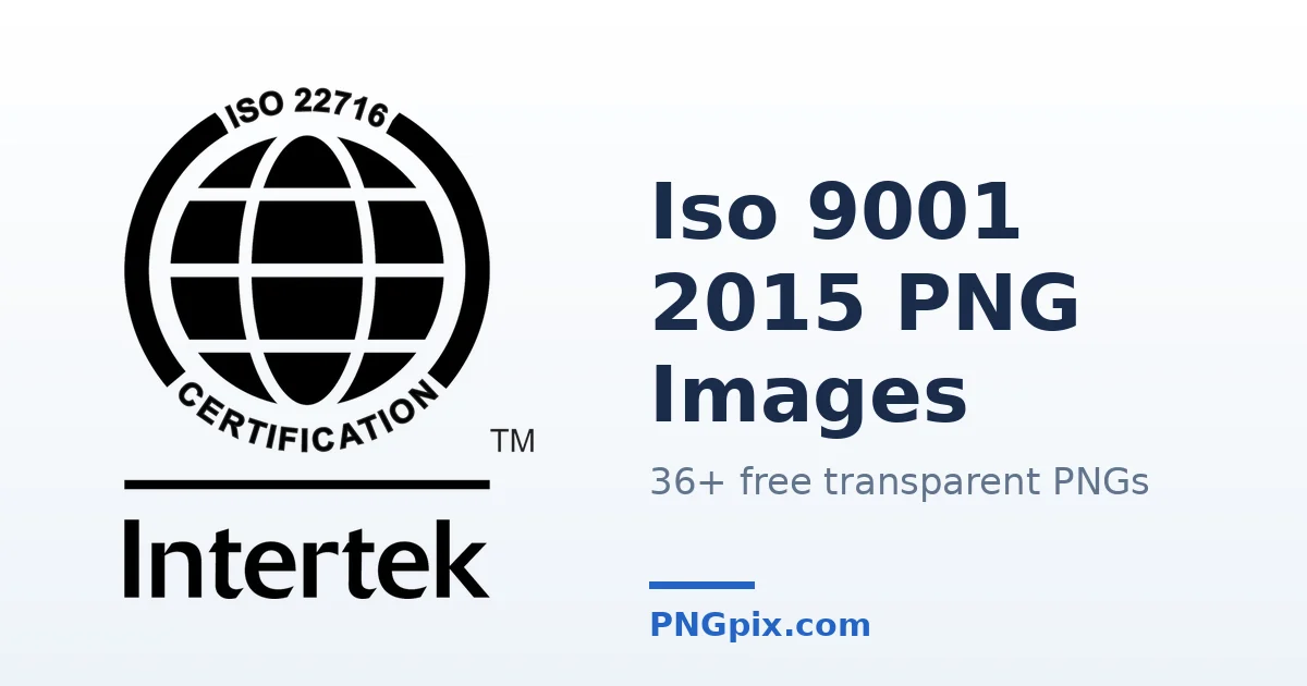 Iso 9001 2015 PNG images