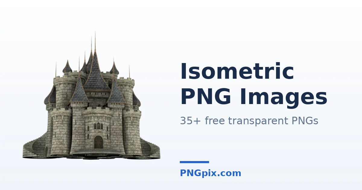 Isometric PNG images