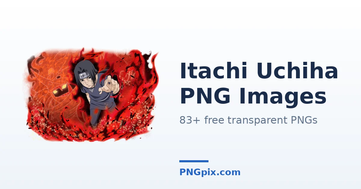 Itachi Uchiha PNG images