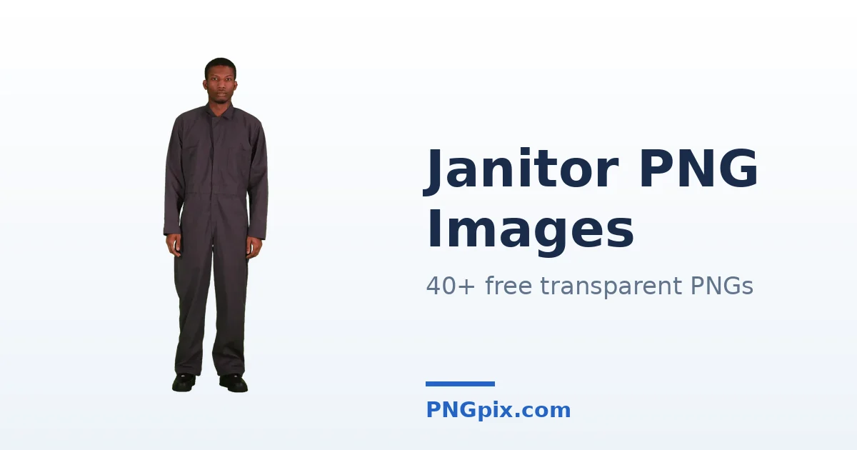 Janitor PNG images