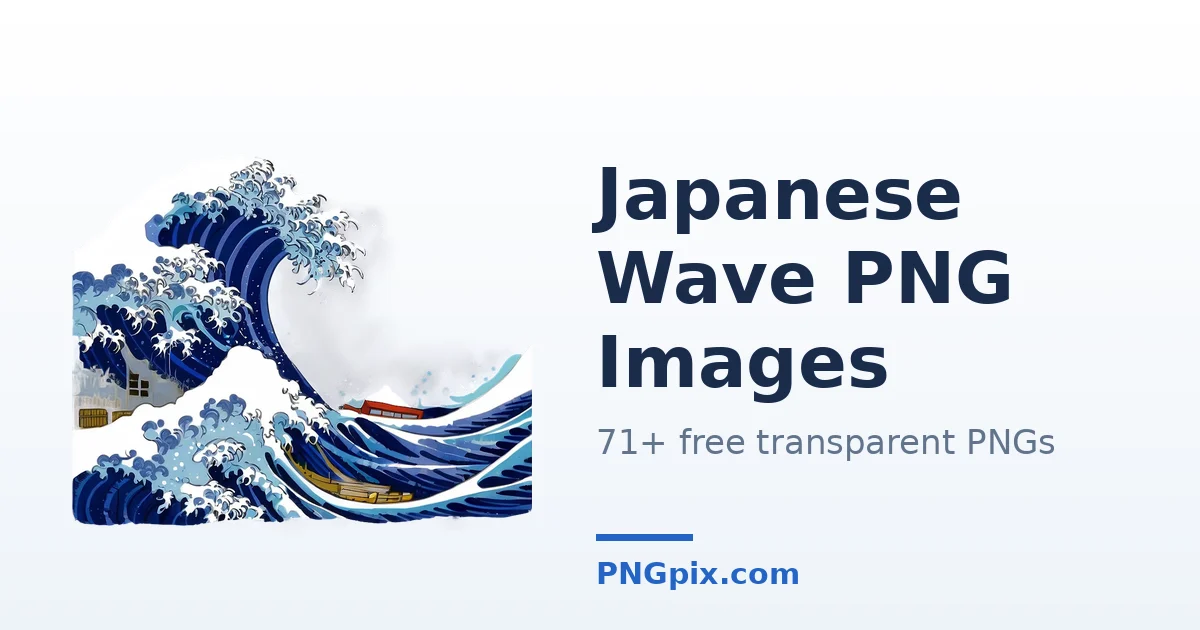 Japanese Wave PNG images