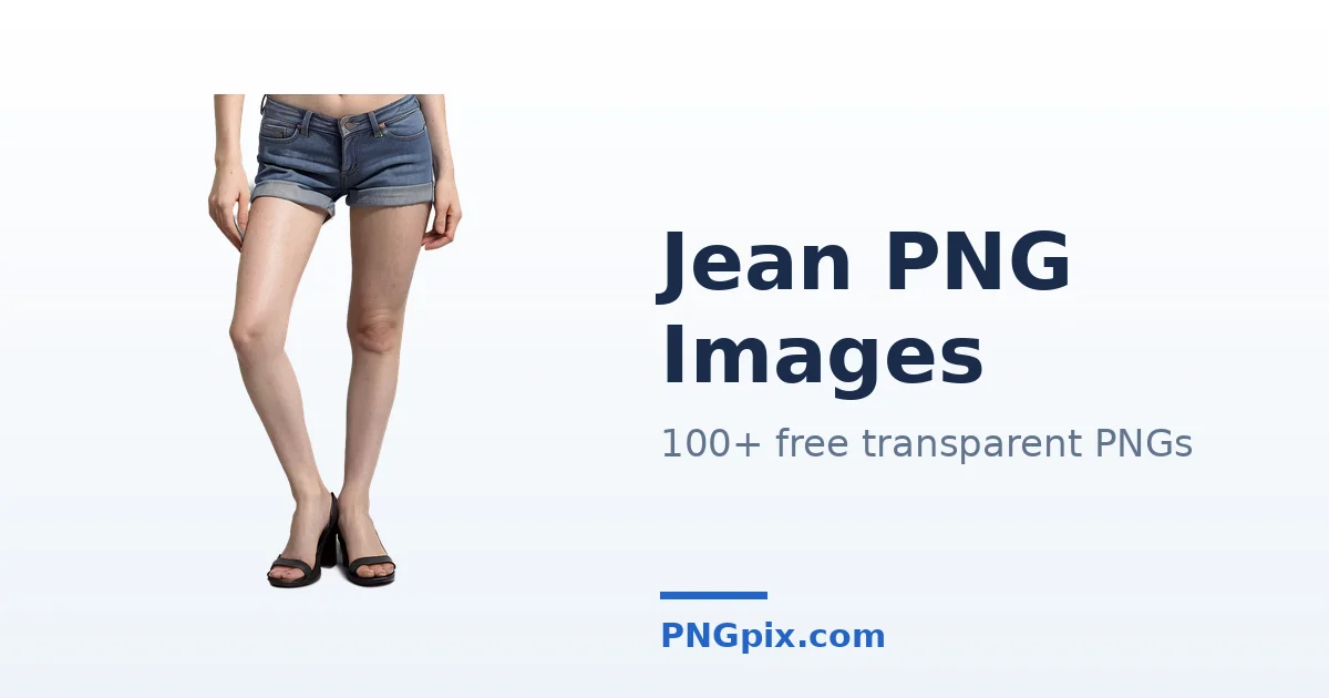 Jean PNG images
