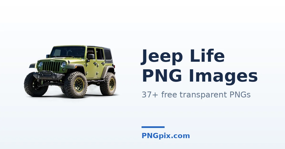 Jeep Life PNG images