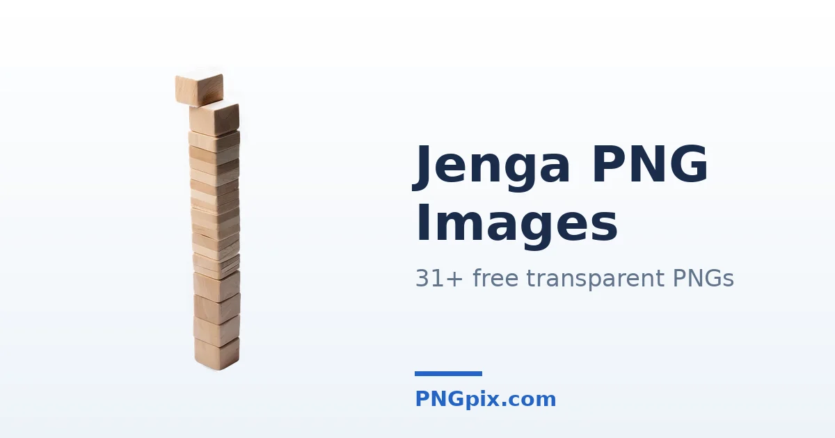 Jenga PNG images