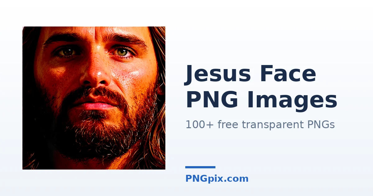 Jesus Face PNG images