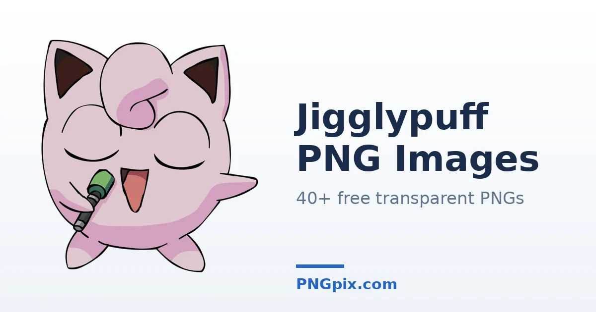 Jigglypuff PNG images