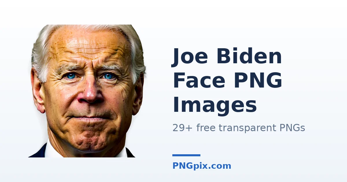 Joe Biden Face PNG images