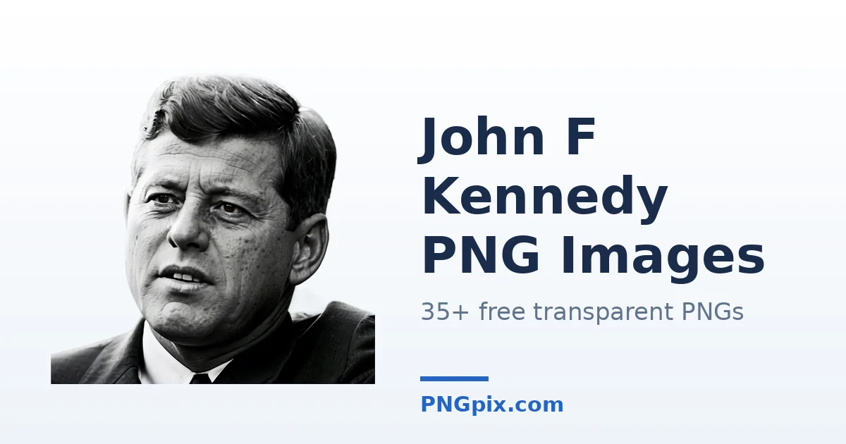 John F Kennedy PNG images