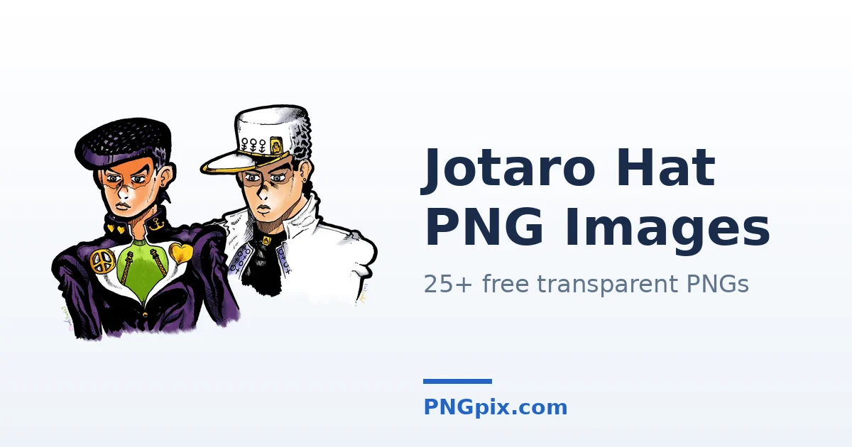 Jotaro Hat PNG images