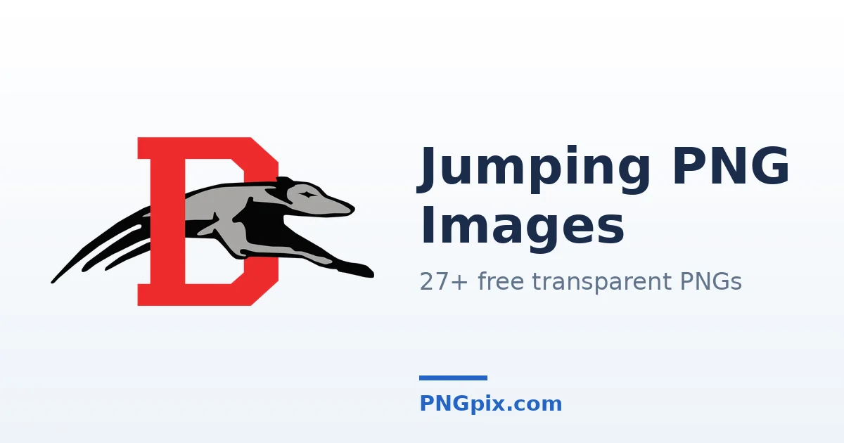 Jumping PNG images
