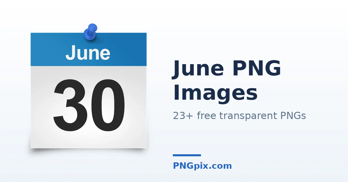June PNG images
