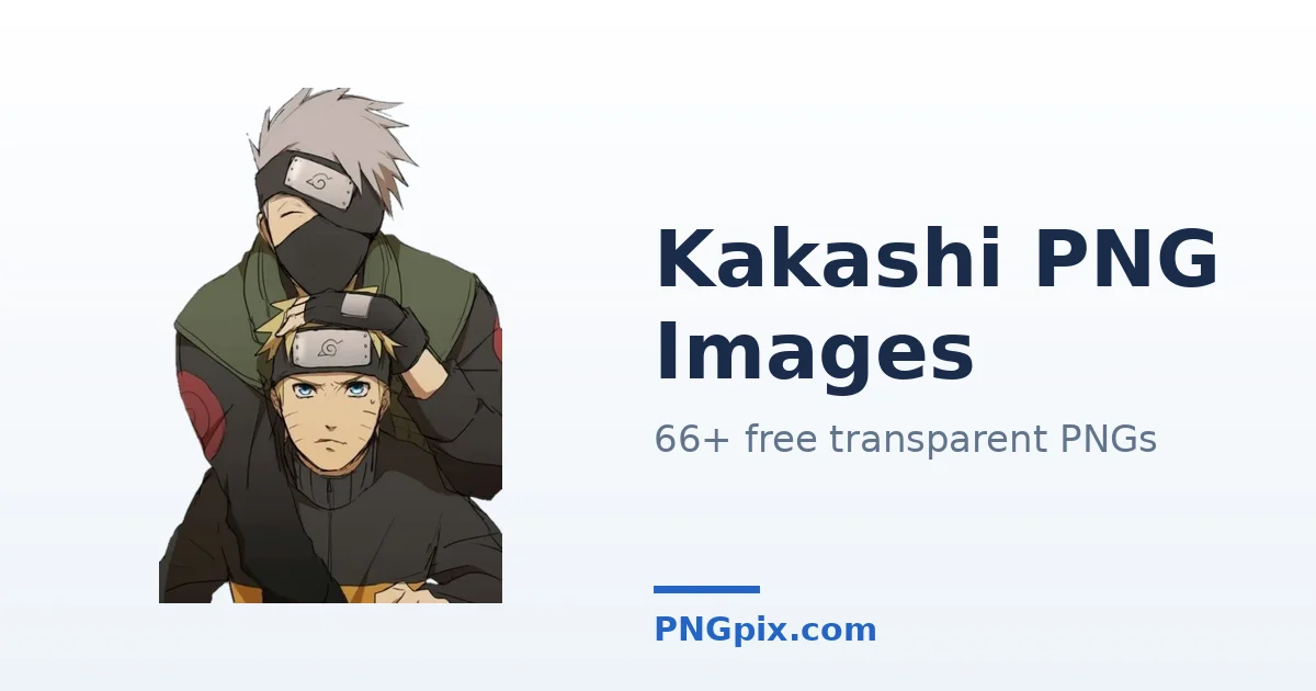 Kakashi PNG images