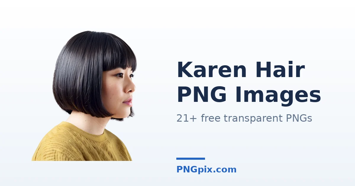 Karen Hair PNG images