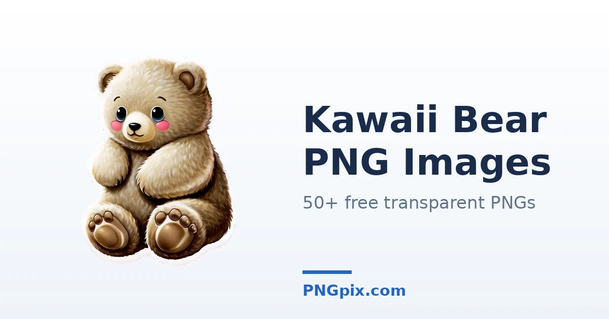 Kawaii Bear PNG images