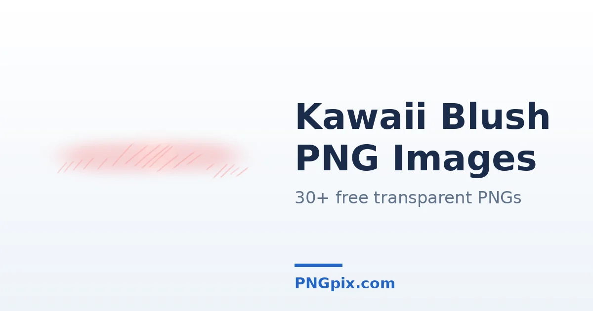 Kawaii Blush PNG images