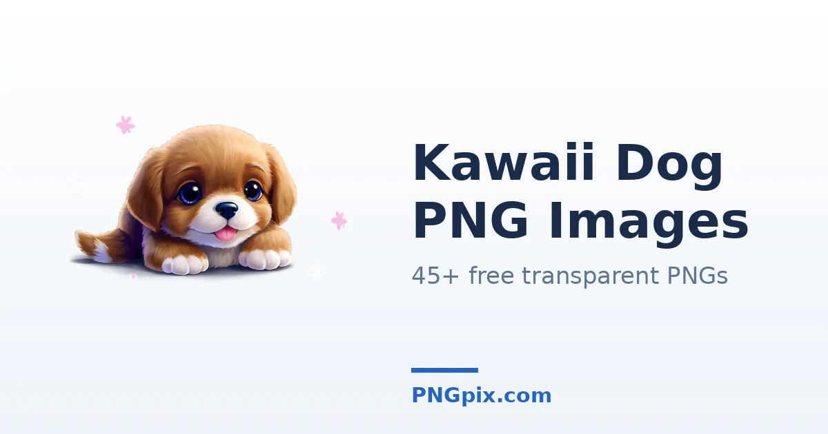 Kawaii Dog PNG images