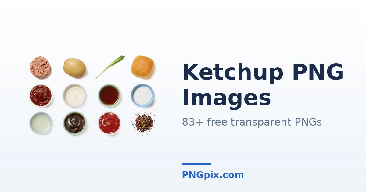 Ketchup PNG images