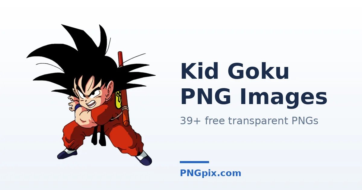 Kid Goku PNG images