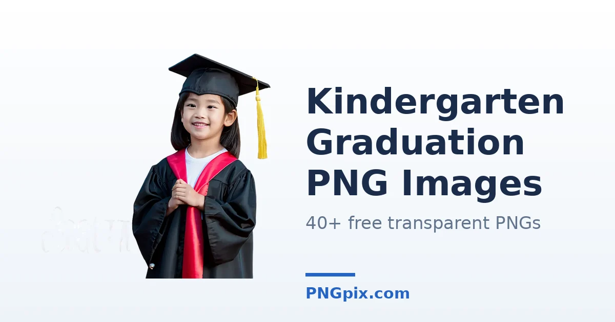 Kindergarten Graduation PNG images