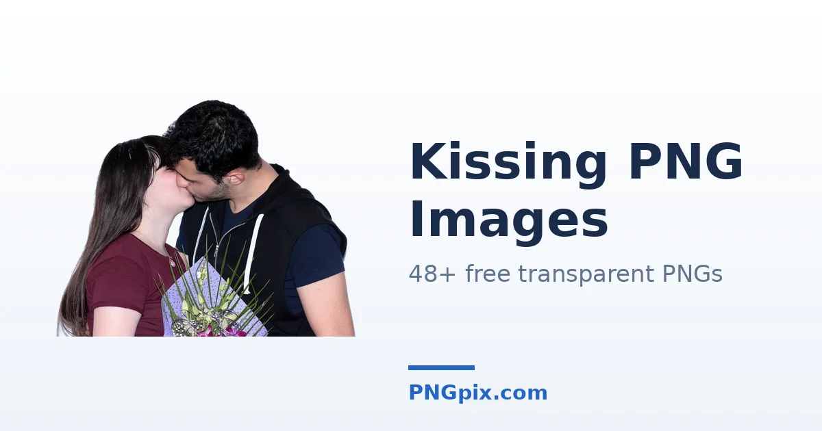 Kissing PNG images
