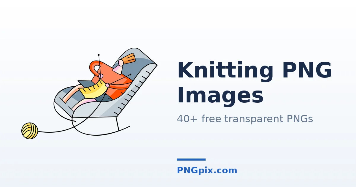 Knitting PNG images