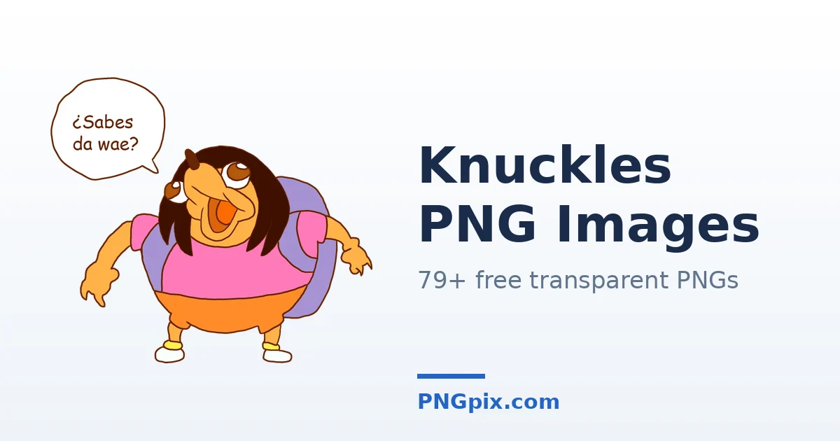 Knuckles PNG images